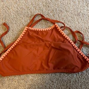 Aerie Crop Bikini Halter Style Top